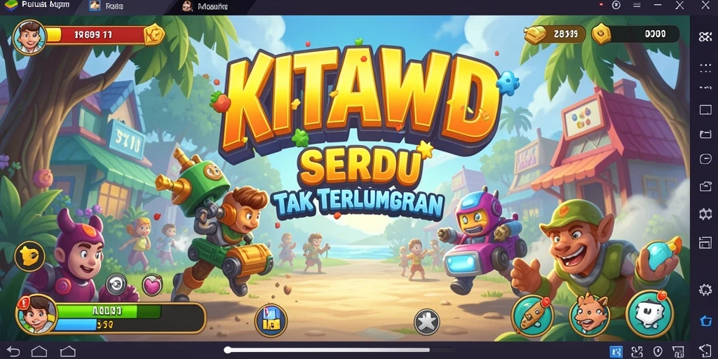 Screenshot gameplay <strong>KITAWD</strong> menunjukkan aksi mendebarkan di setiap level yang menantang.