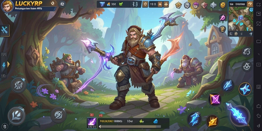 Tangkapan layar gameplay LUCKYRP yang mendebarkan dan petualangan seru.