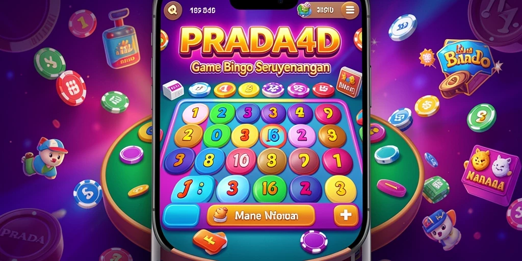 Tampilan gameplay Bingo di PRADA4D yang seru dan interaktif.