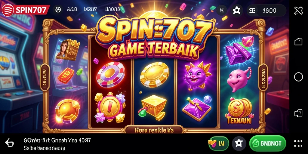 Screenshot gameplay SPIN707 menunjukkan keseruan saat memutar gulungan Slot.