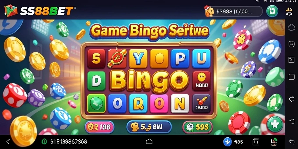 Tampilan seru gameplay Bingo di SS88BET dengan pemain bersaing.