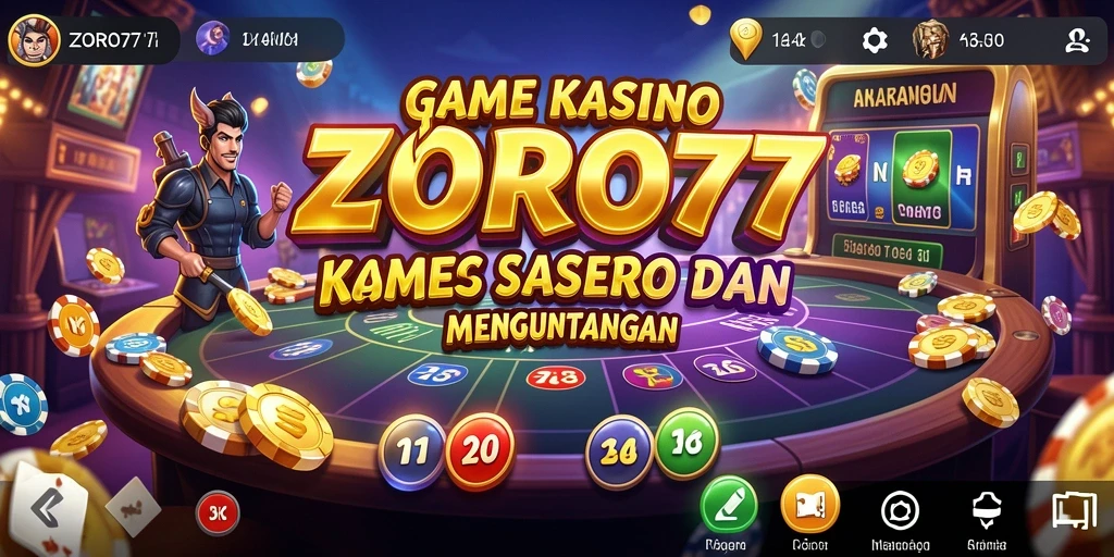 Gameplay ZORO77 yang menarik dan penuh tantangan.